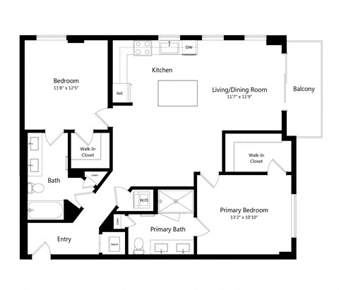 B6 1,140 sq. ft. Luxury Two-Bedroom Apartment at The Marc in Palm Beach Gardens, FL